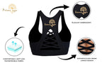 Crossed Back Sports Bra