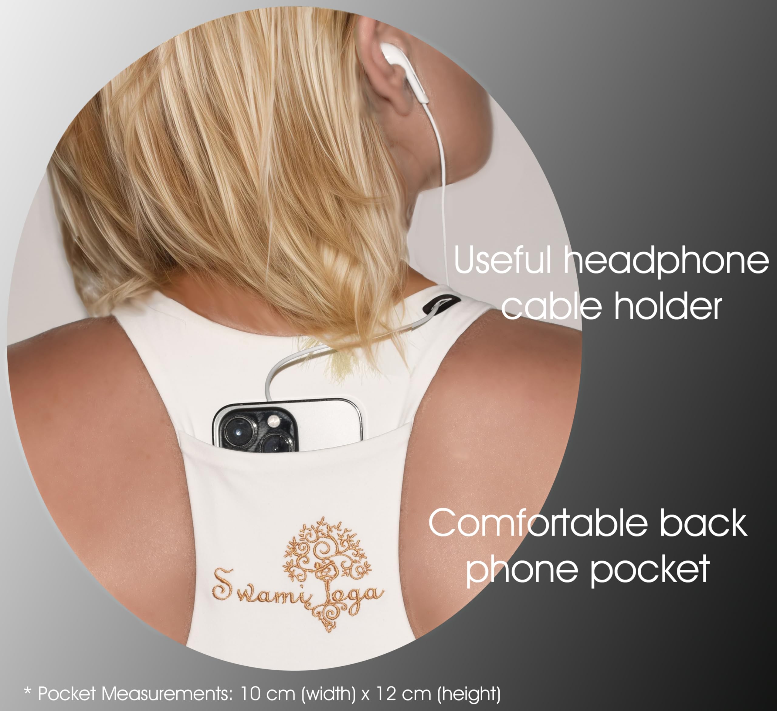 Phone Pocket Sports Bra