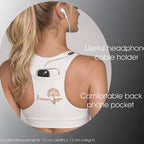 top deportivo yoga alta sujecion mujer blanco
