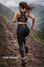 top deportivo yoga alta sujecion mujer negro